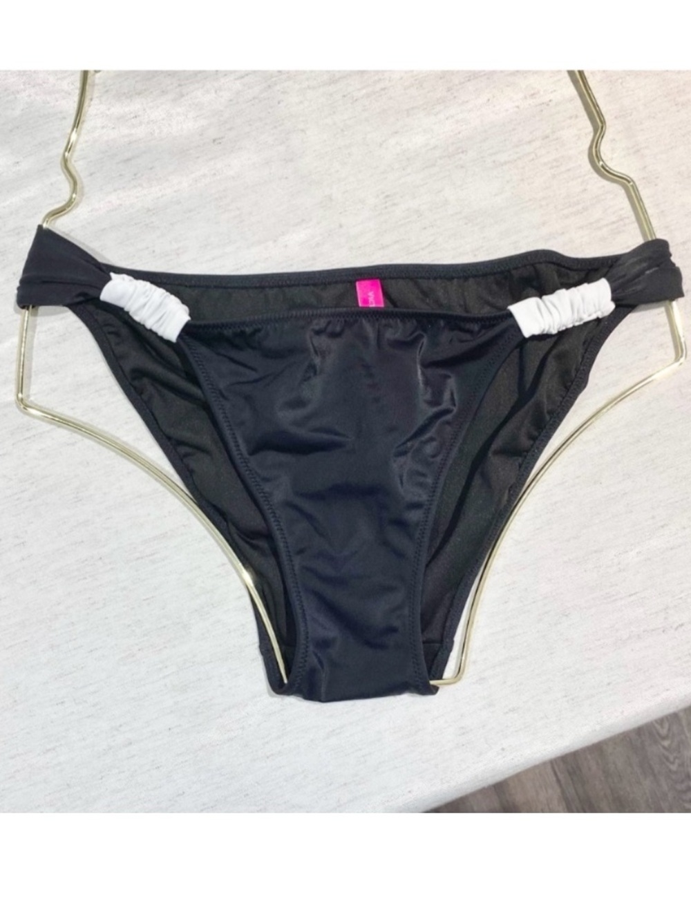 NWOT - Victoria's Secret Black and White Bikini Bottom